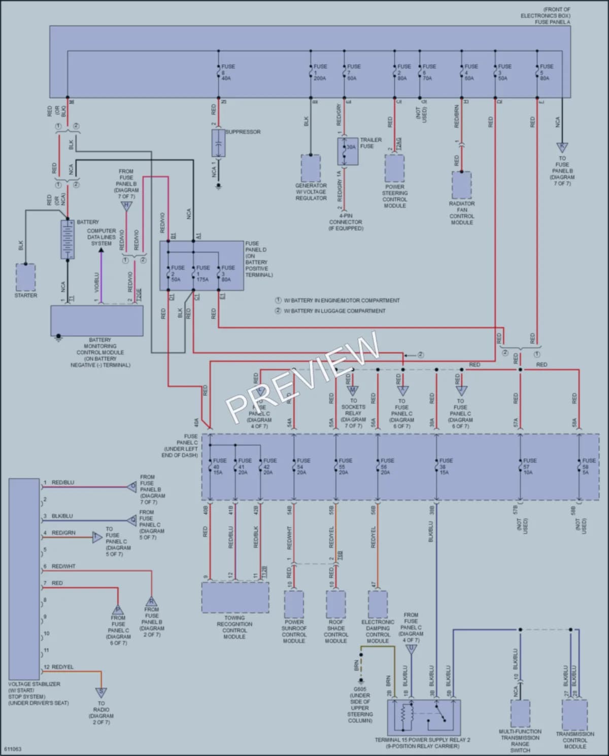2018 Audi Q3 Power Distribution wiring diagram preview