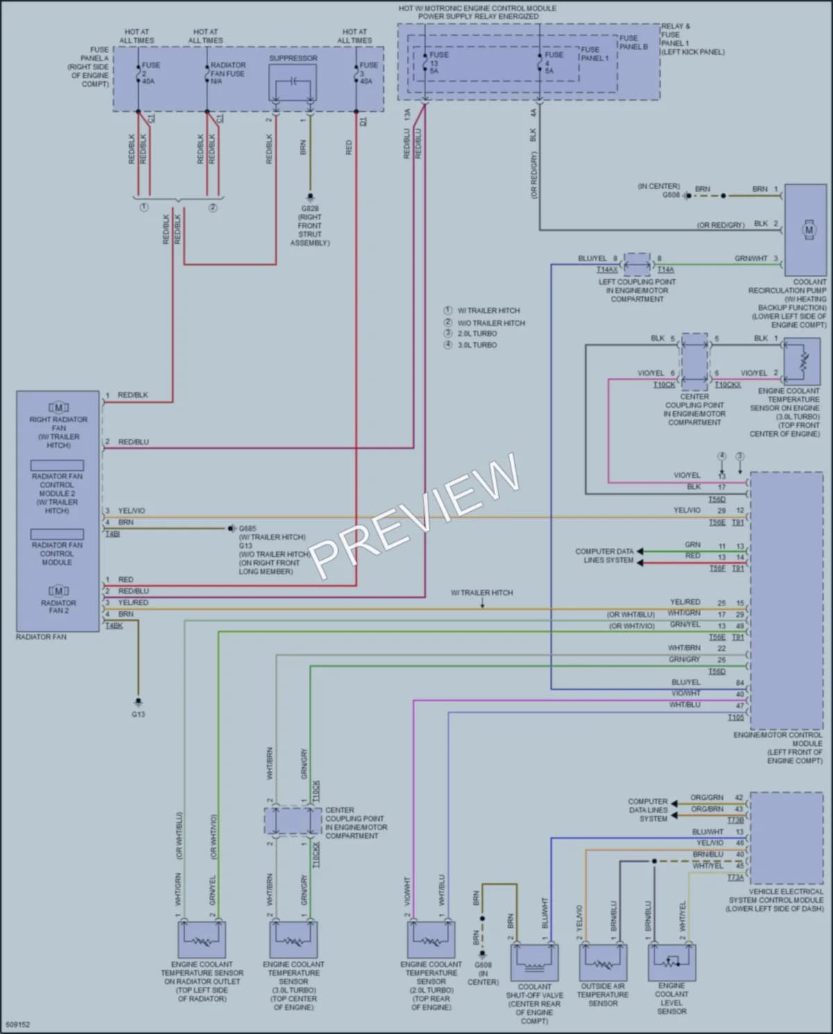 2018 Audi Q5 Cooling Fan wiring diagram preview