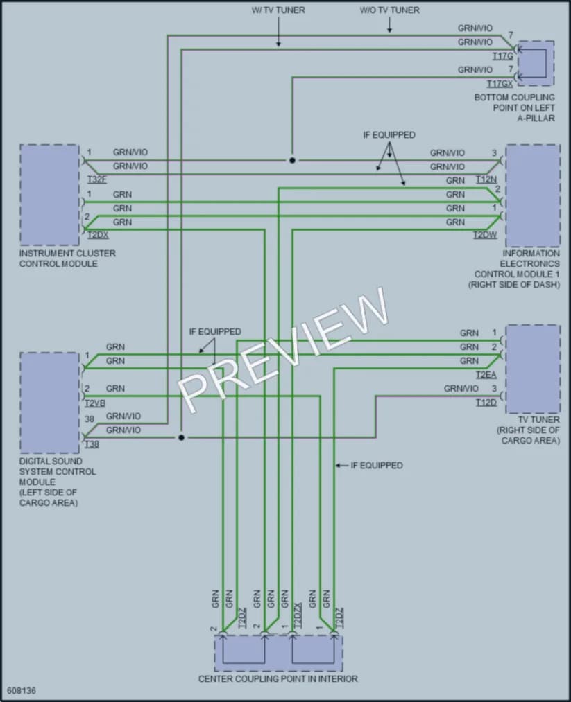2018 Audi Q5 Radio wiring diagram preview