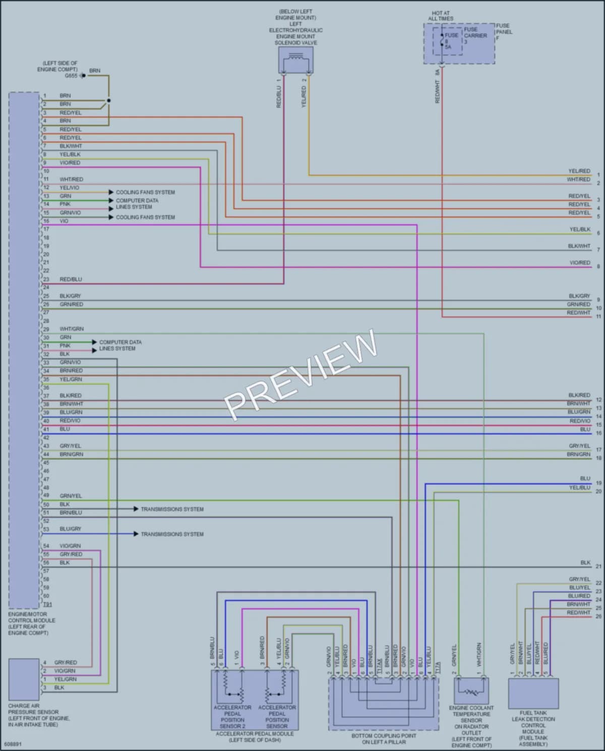 2018 Audi Q7 Engine Performance wiring diagram preview