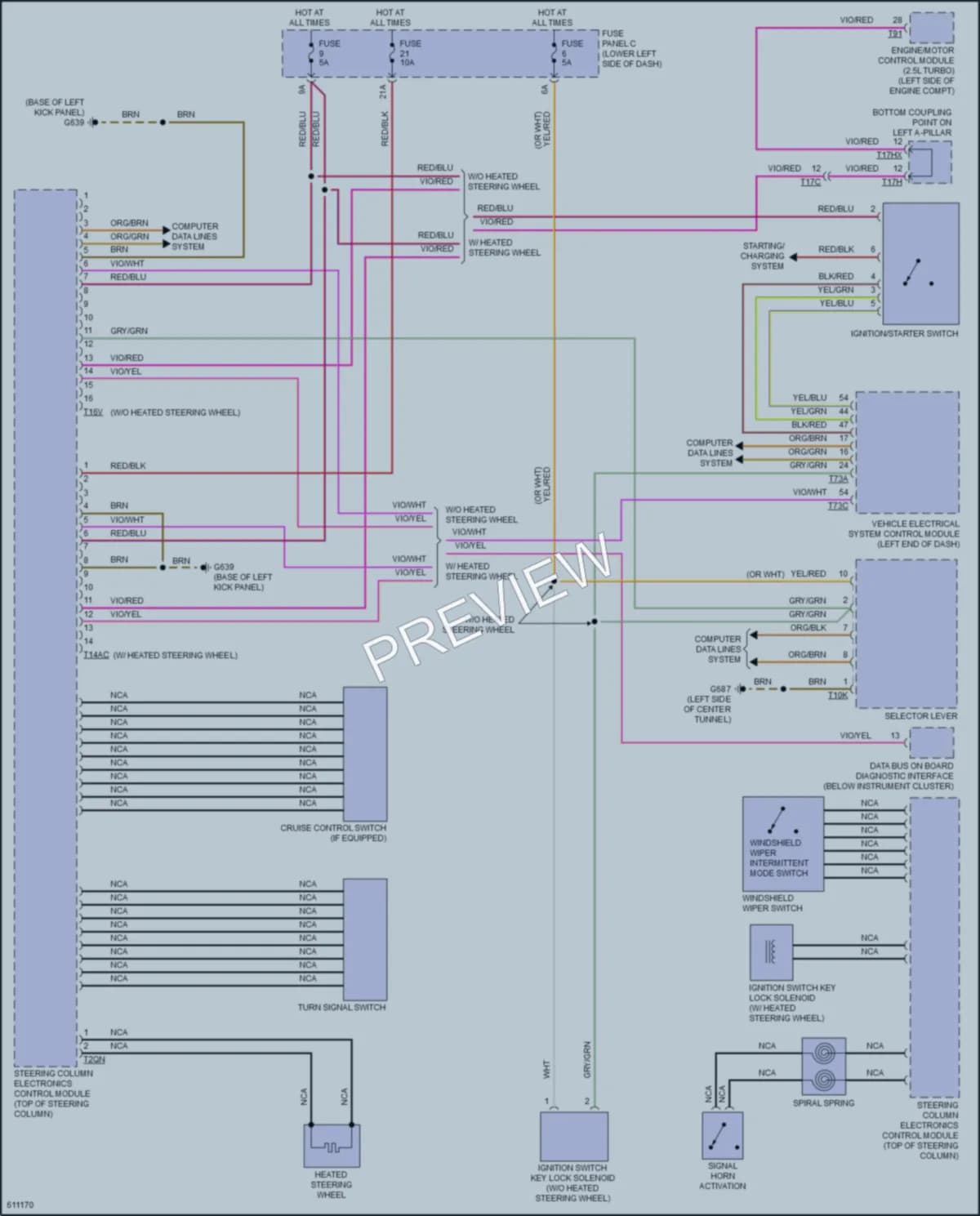 2018 Audi S3 Body Control Modules wiring diagram preview