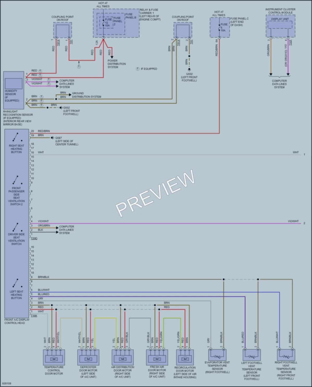 2018 Audi S4 Air Conditioning wiring diagram preview
