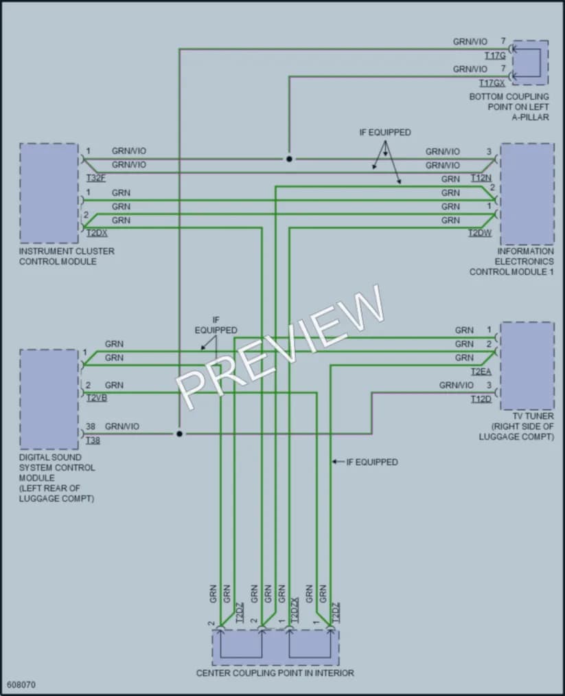2018 Audi S4 Radio wiring diagram preview