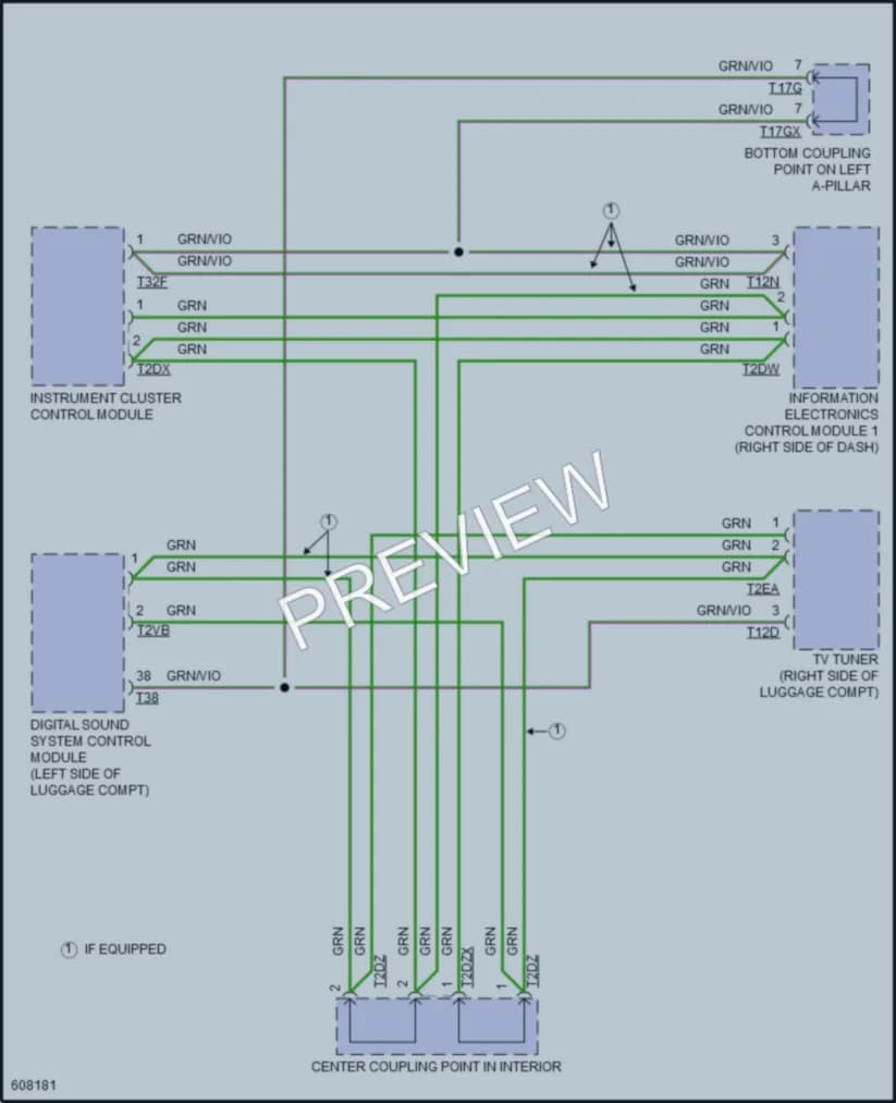 2018 Audi S5 Radio wiring diagram preview