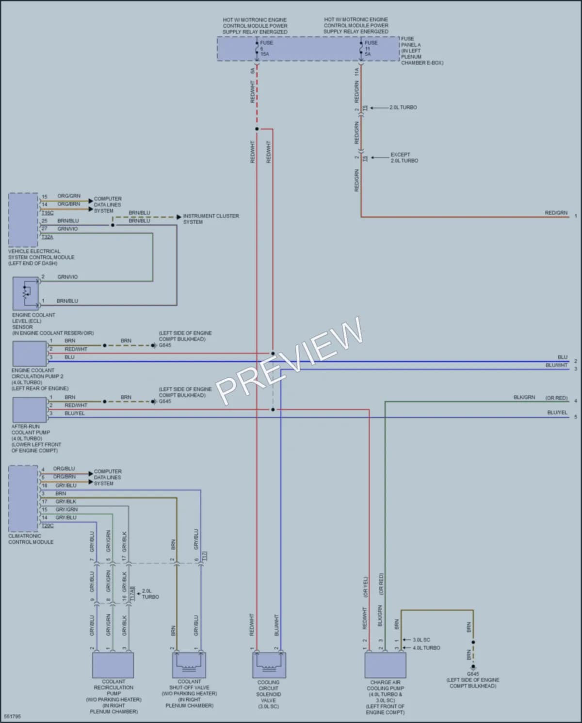 2018 Audi S6 Cooling Fan wiring diagram preview