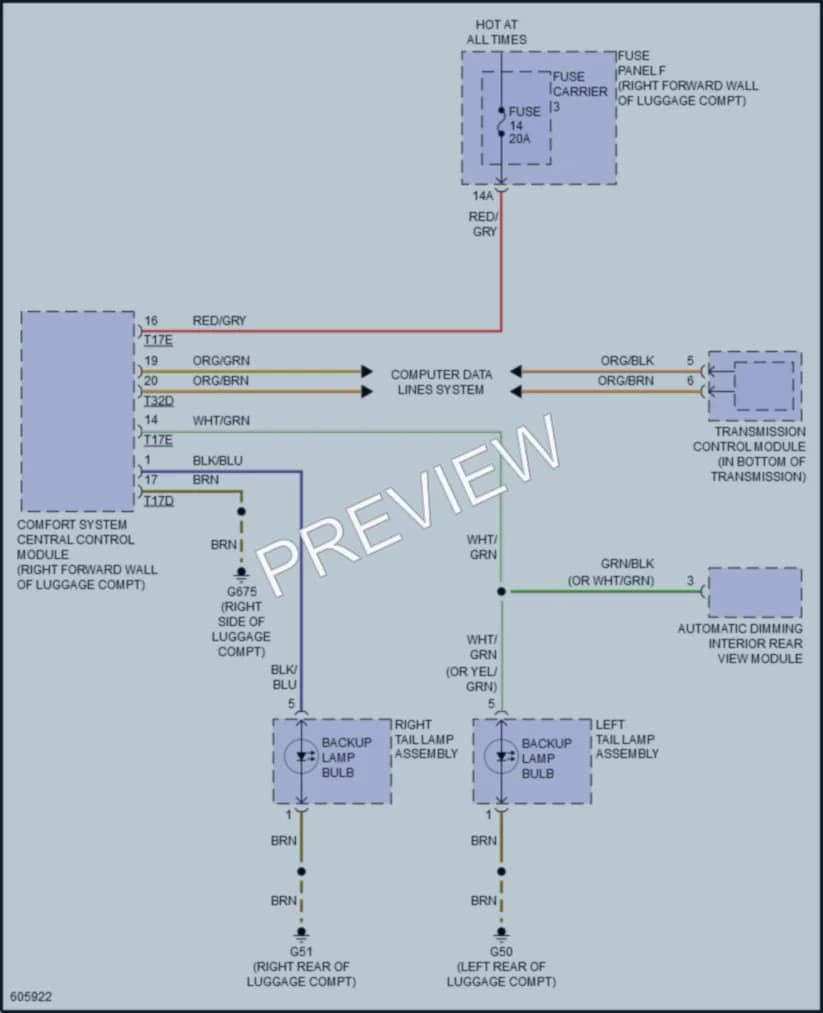 2018 Audi S8 Exterior Lights wiring diagram preview