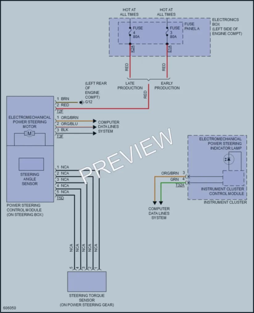 2018 Audi TTS Electronic Power Steering wiring diagram preview