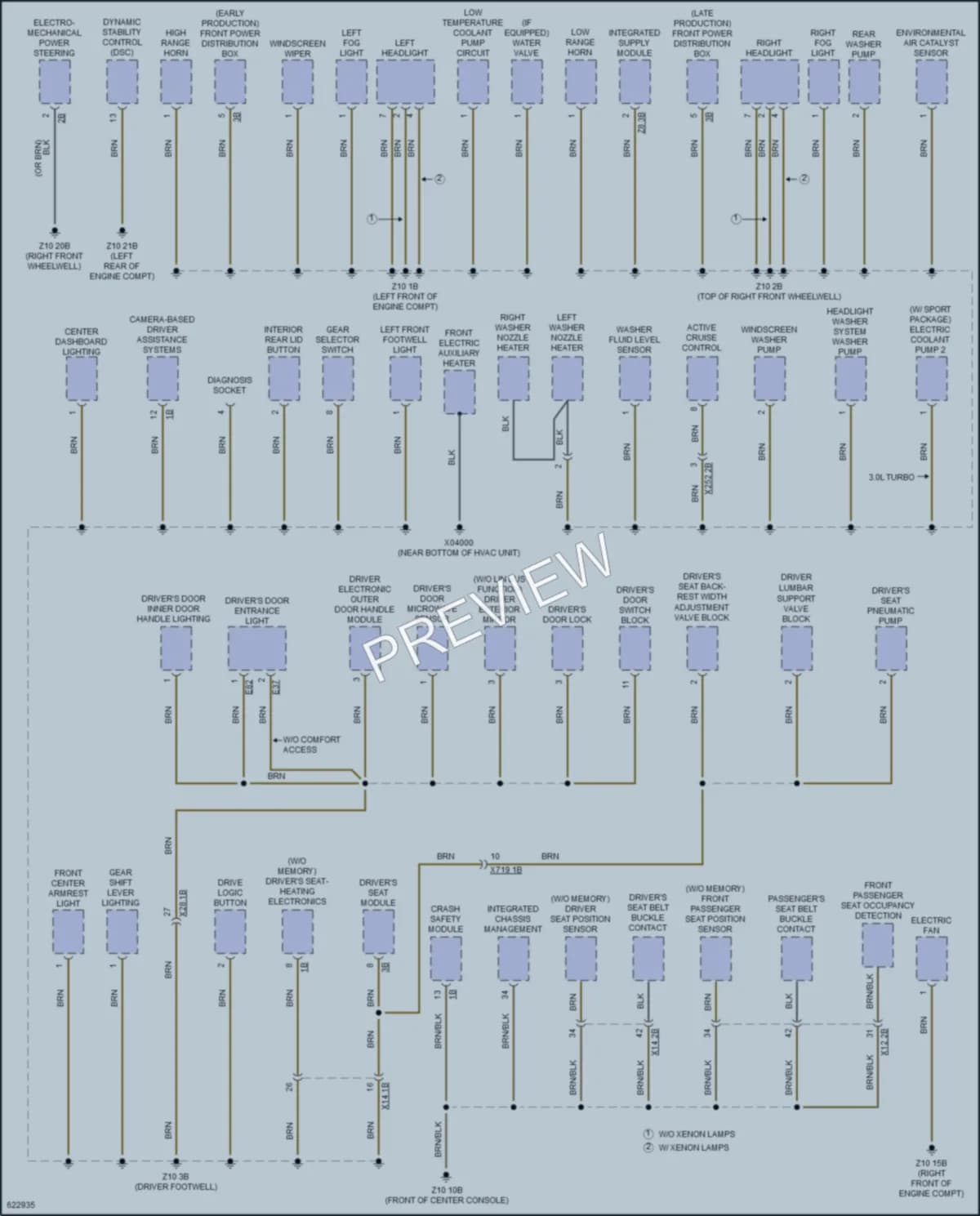2018 BMW 230i Ground Distribution wiring diagram preview
