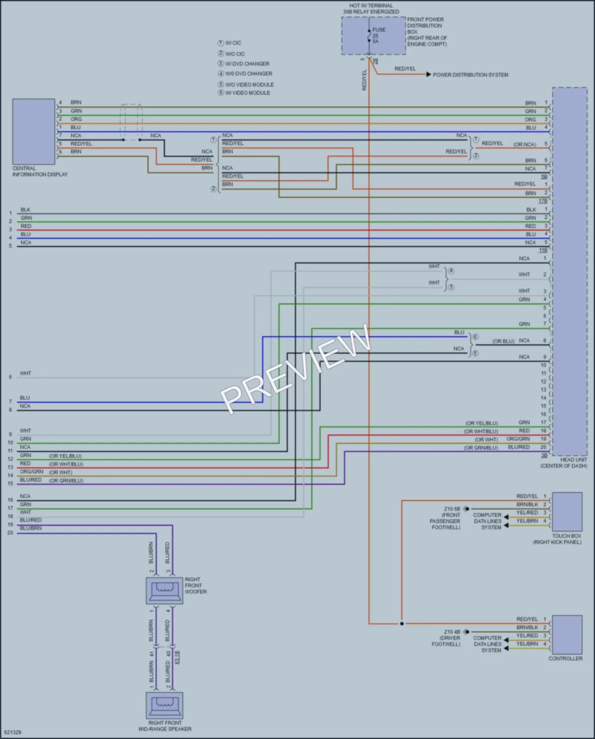 2018 BMW 230i Radio wiring diagram preview