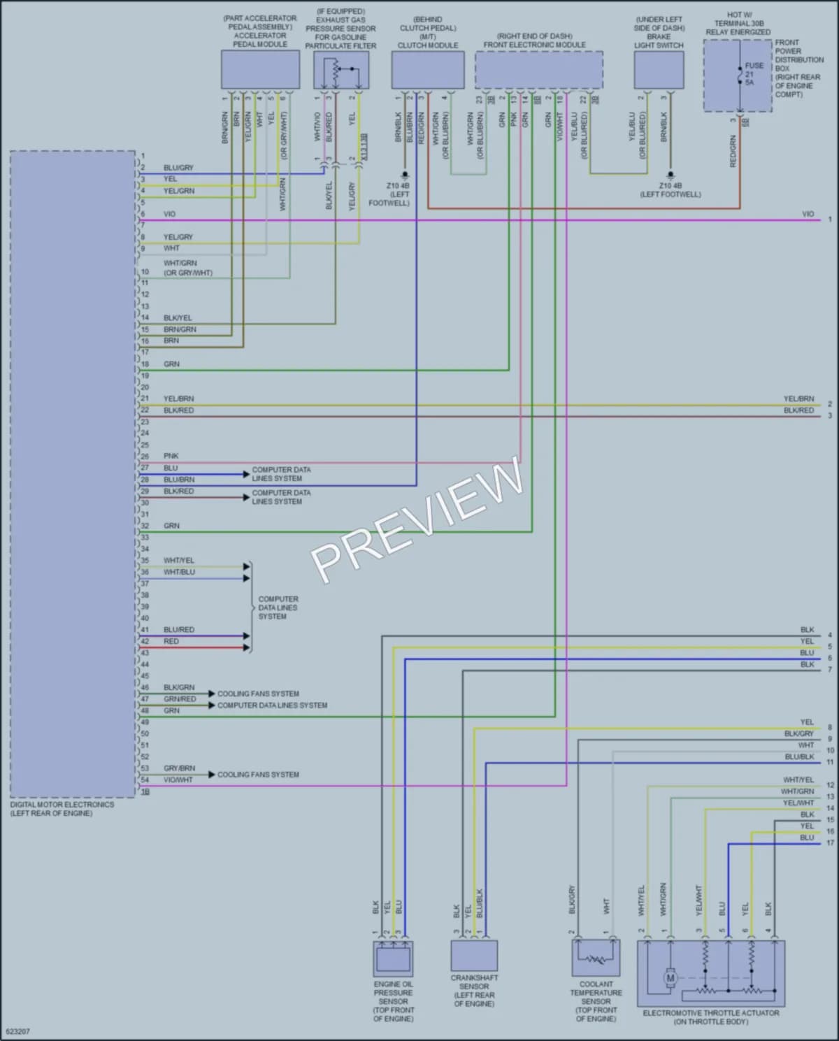 2018 BMW 340i Engine Performance wiring diagram preview
