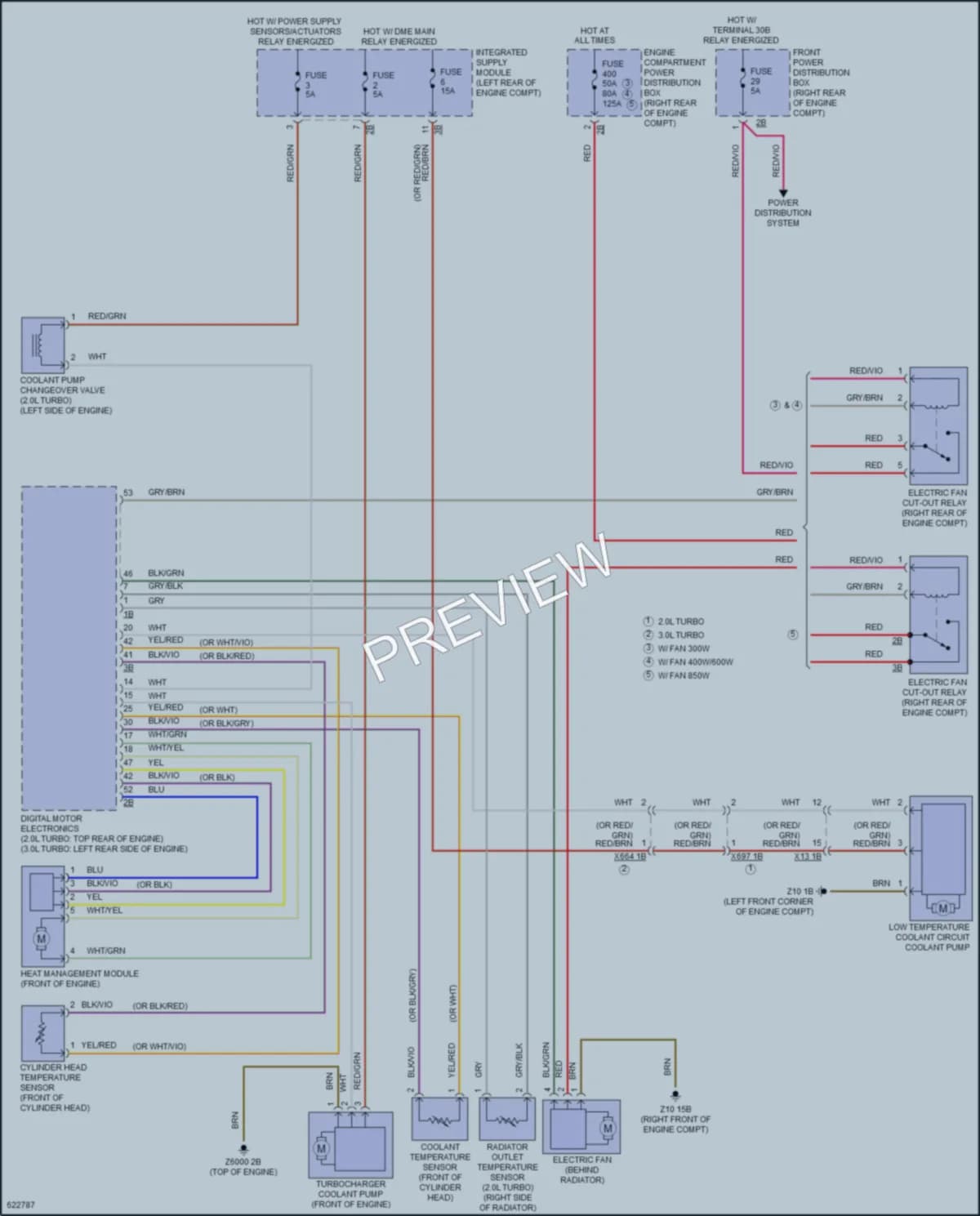 2018 BMW 430i Cooling Fan wiring diagram preview