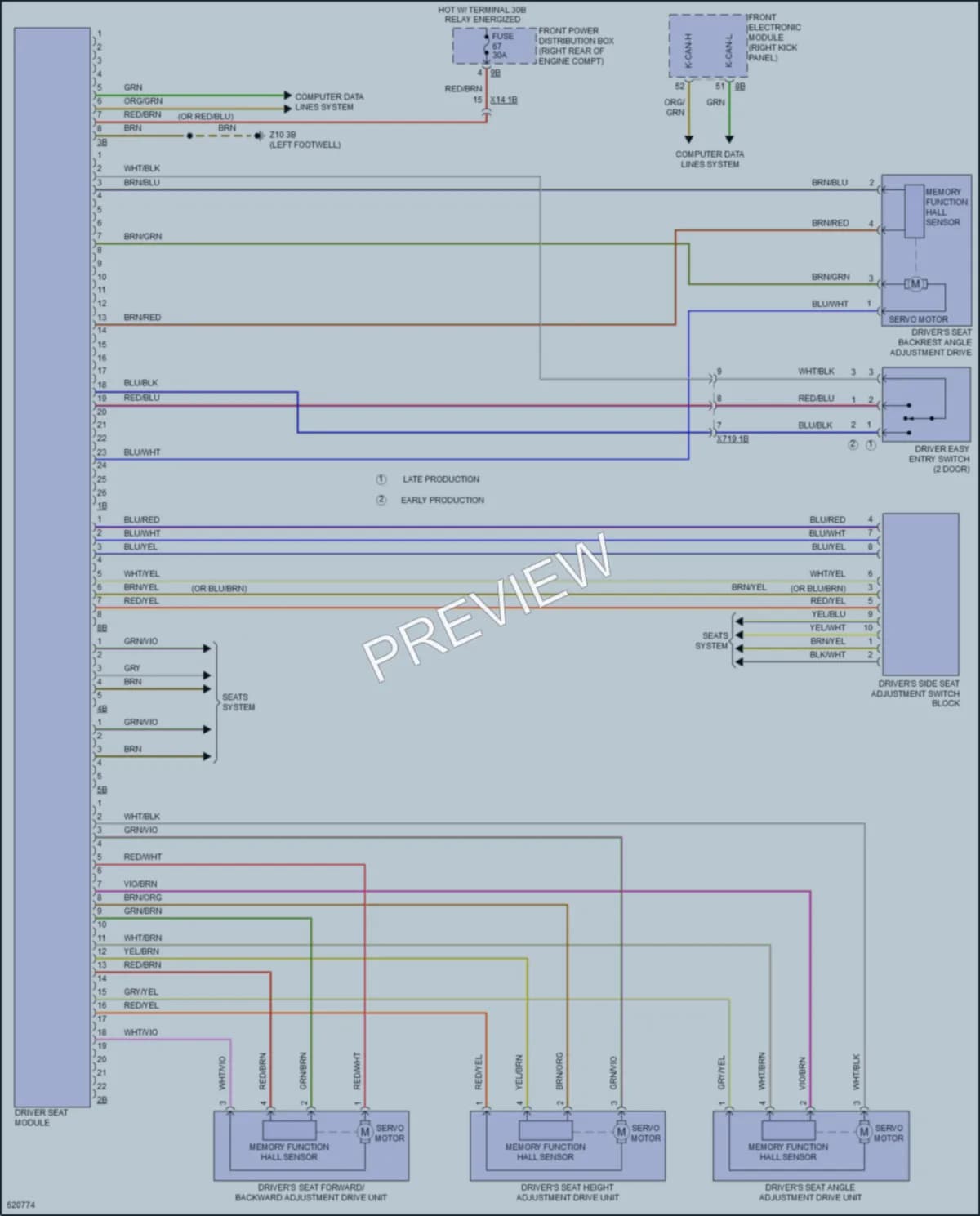 2018 BMW 430iGranCoupe Memory Systems wiring diagram preview