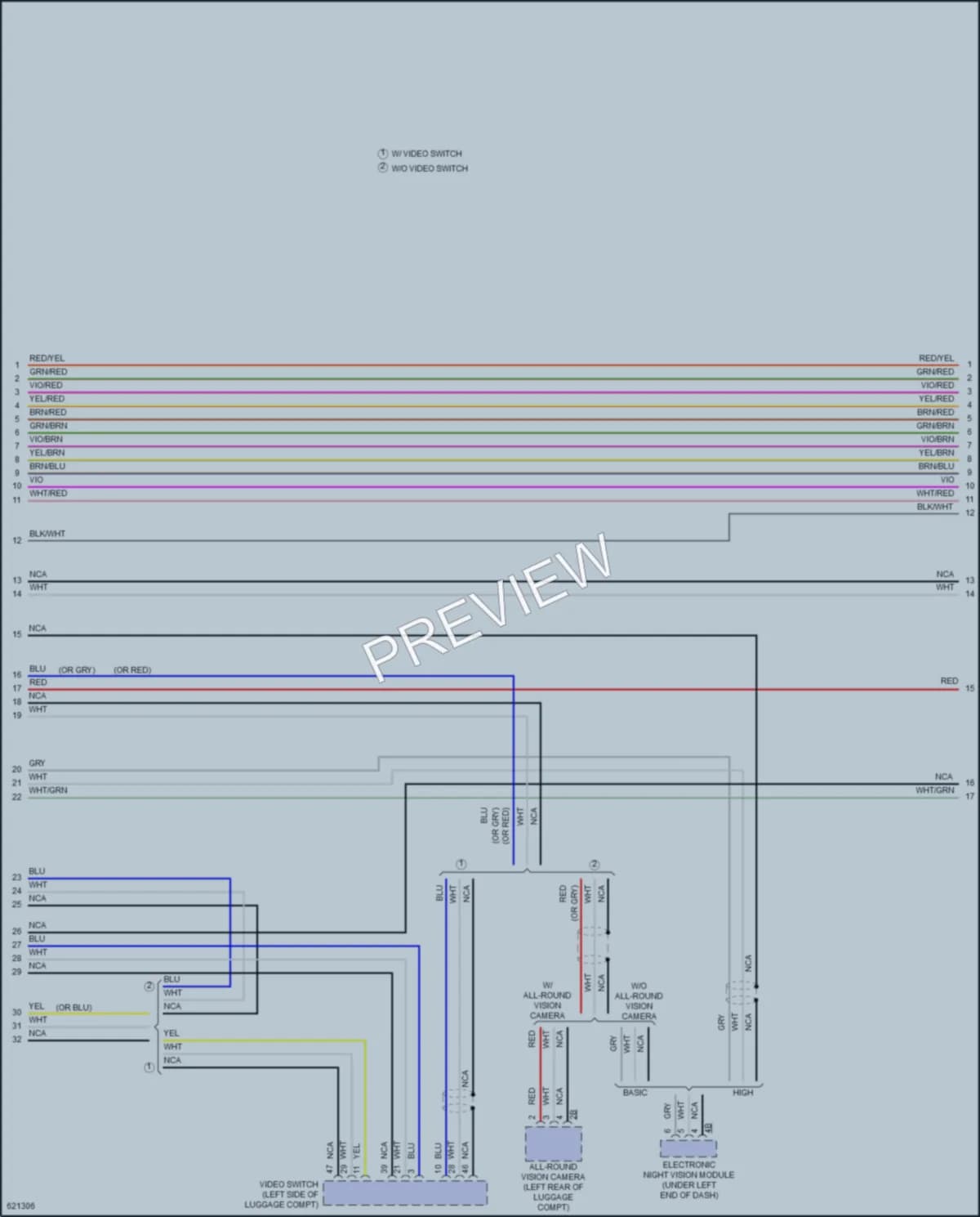 2018 BMW 640i Radio wiring diagram preview