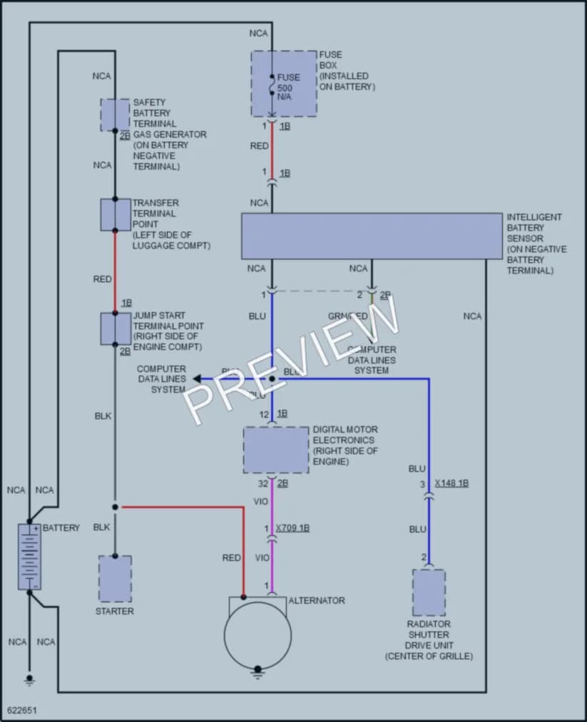 2018 BMW 650iGranCoupe Starting Charging wiring diagram preview