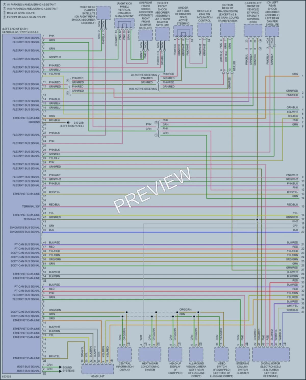 2018 BMW M6GranCoupe Computer Data Lines wiring diagram preview