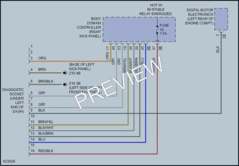 2018 BMW X1 Computer Data Lines wiring diagram preview