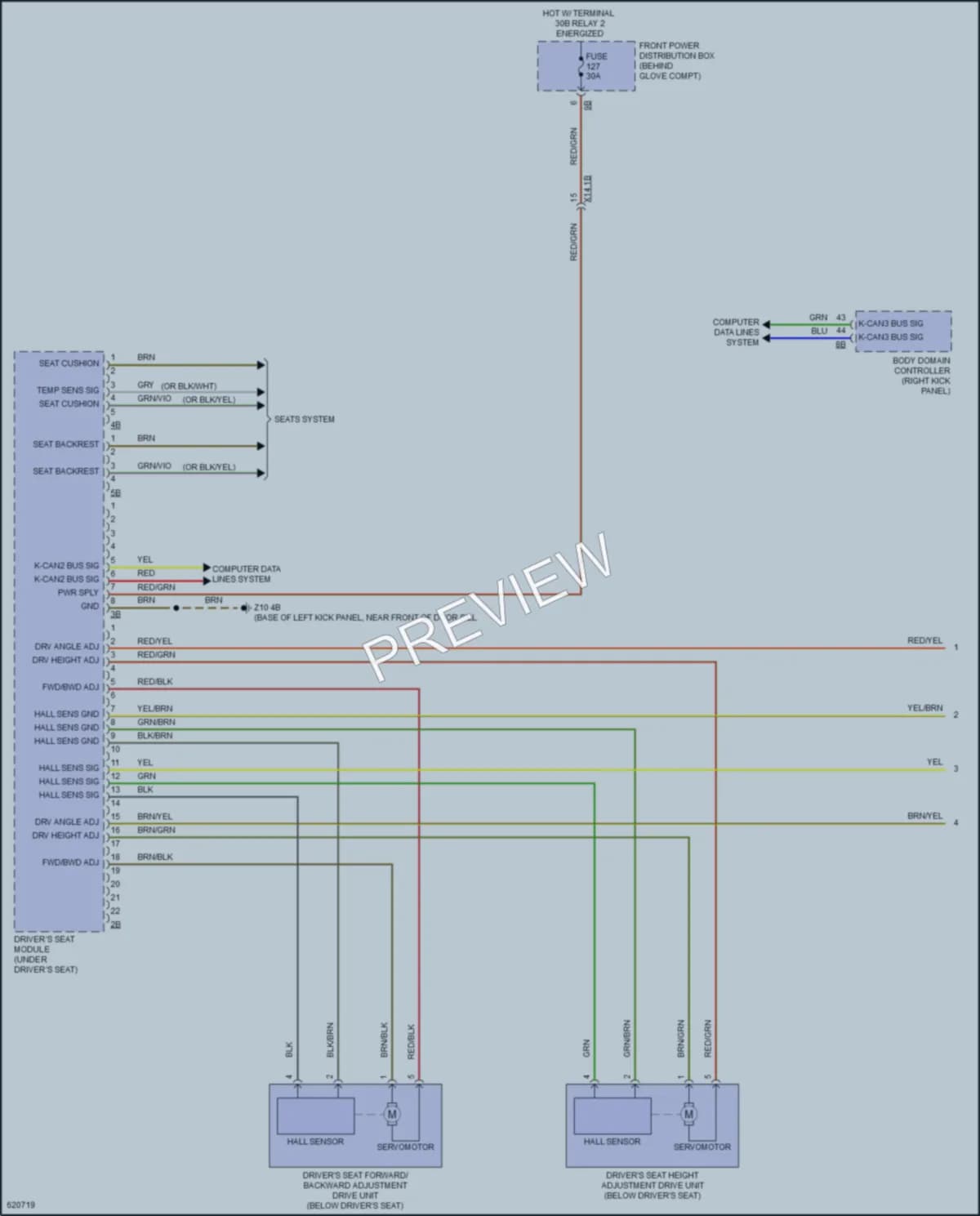 2018 BMW X2 Memory Systems wiring diagram preview
