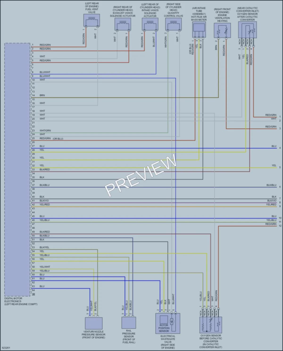 2018 BMW X3 Engine Performance wiring diagram preview
