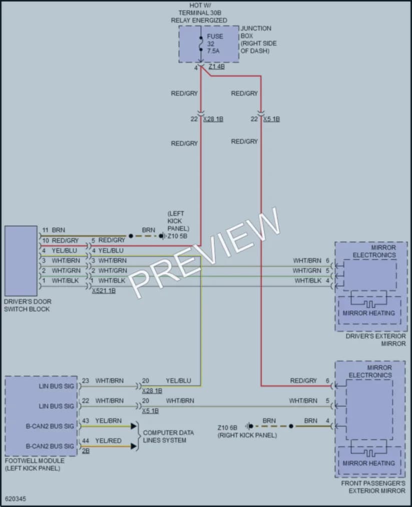 2018 BMW X4 Defoggers wiring diagram preview