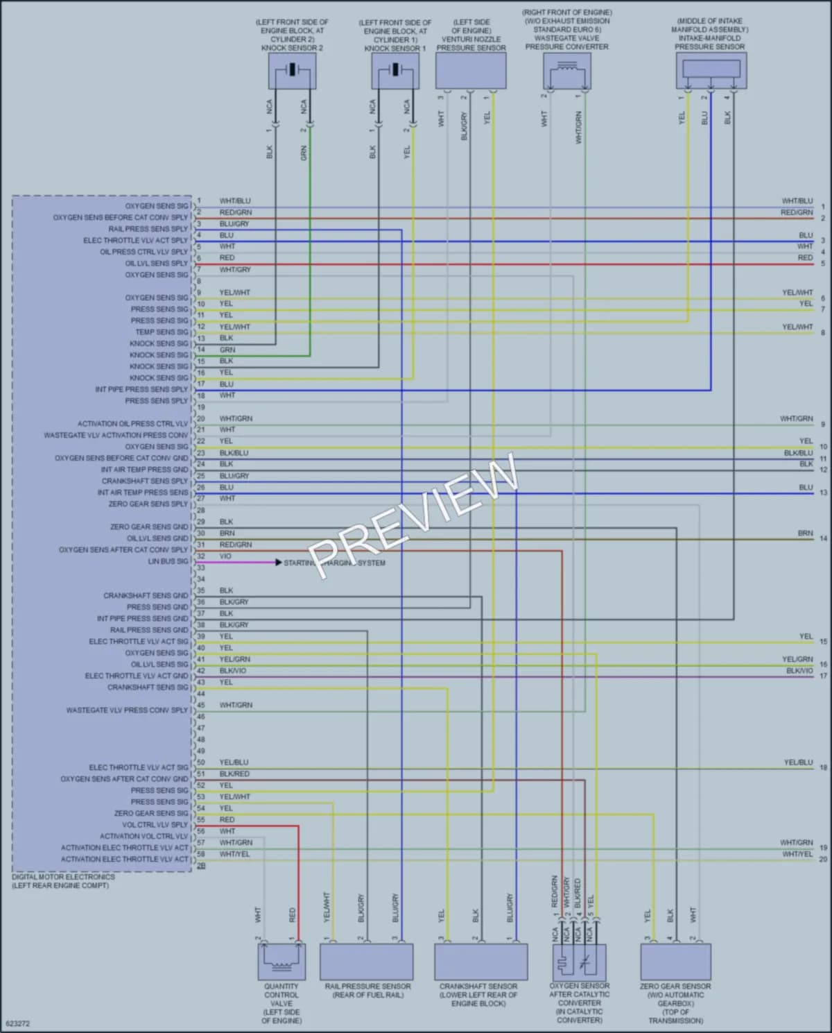 2018 BMW X4 Engine Performance wiring diagram preview