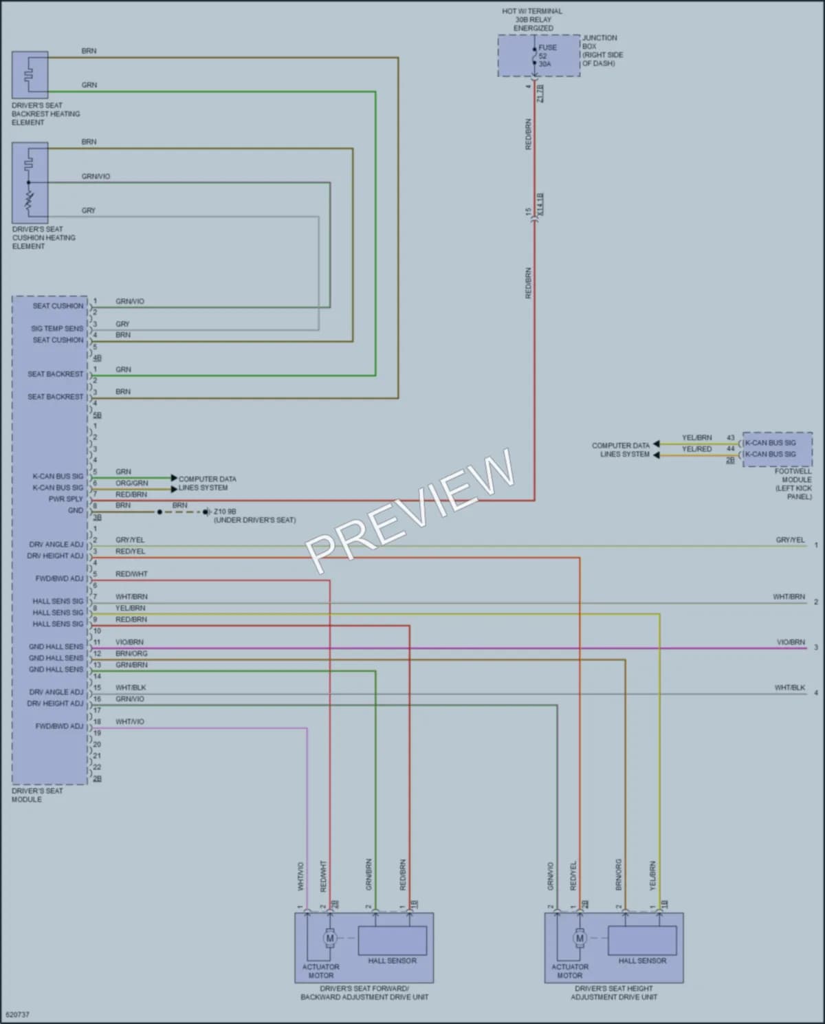 2018 BMW X4 Memory Systems wiring diagram preview