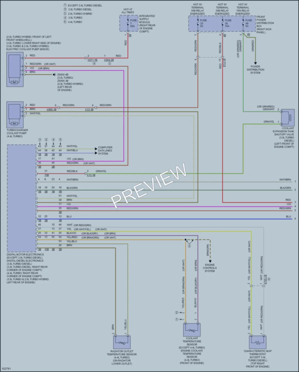 2018 BMW X5 Cooling Fan wiring diagram preview