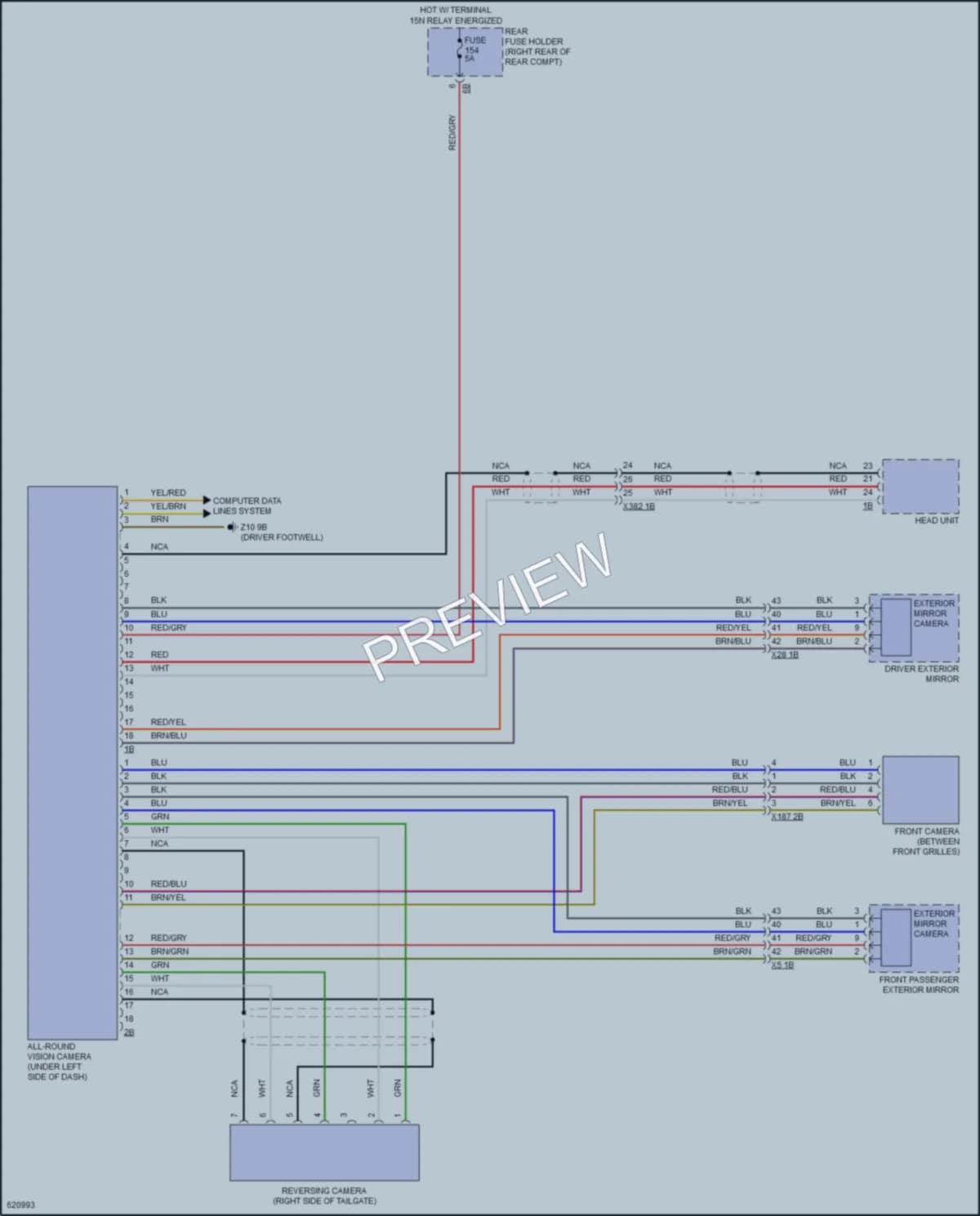2018 BMW X5M Navigation wiring diagram preview