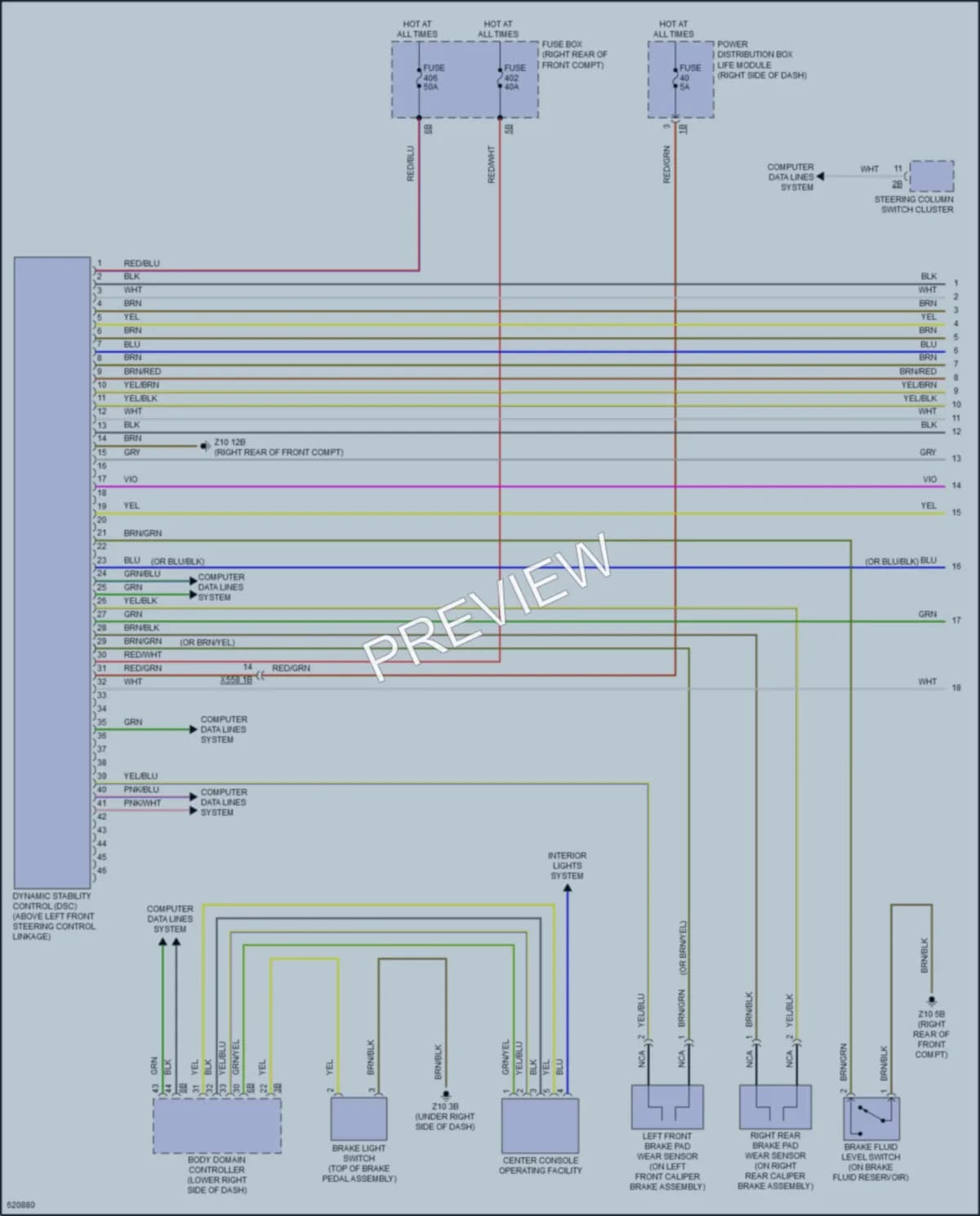 2018 BMW i3s Anti Lock Brakes wiring diagram preview