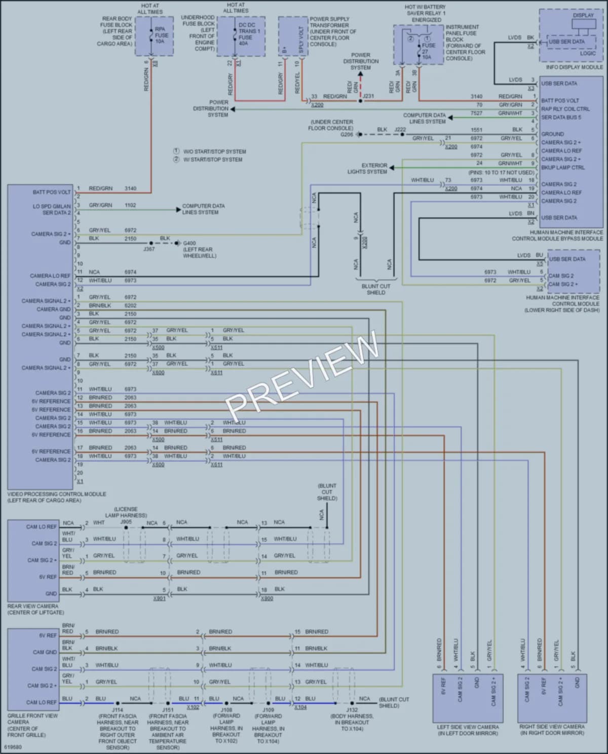 2018 Cadillac XT5 Navigation wiring diagram preview