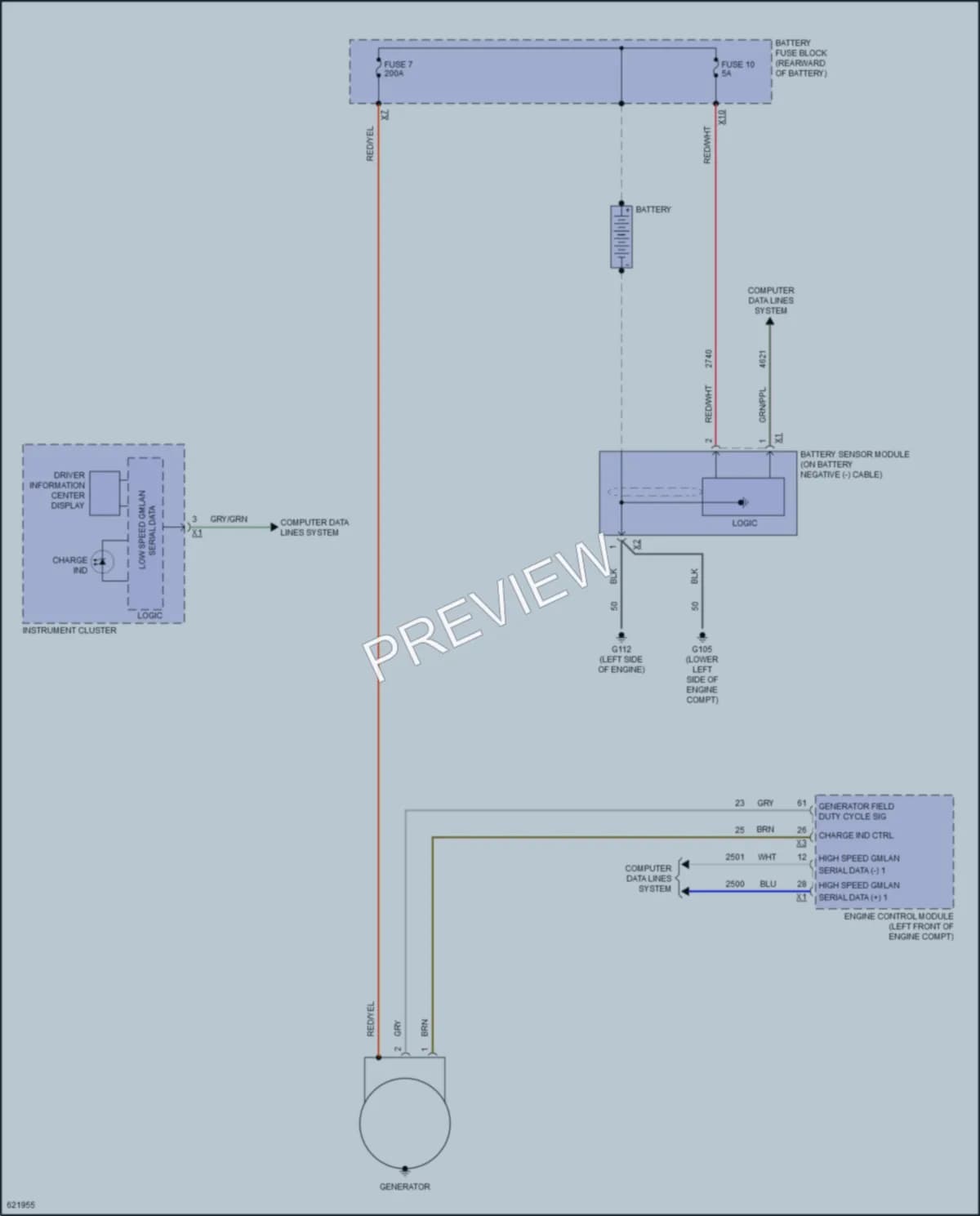 2018 Cadillac XT5 Starting Charging wiring diagram preview