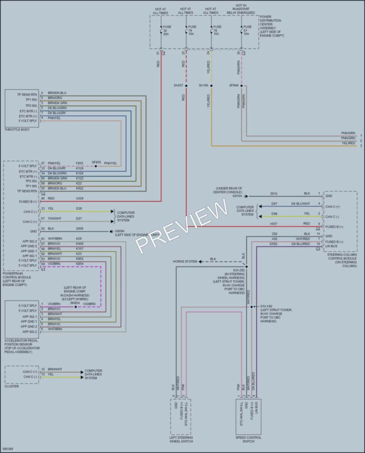 2018 Chrysler PacificaNew Cruise Control wiring diagram preview