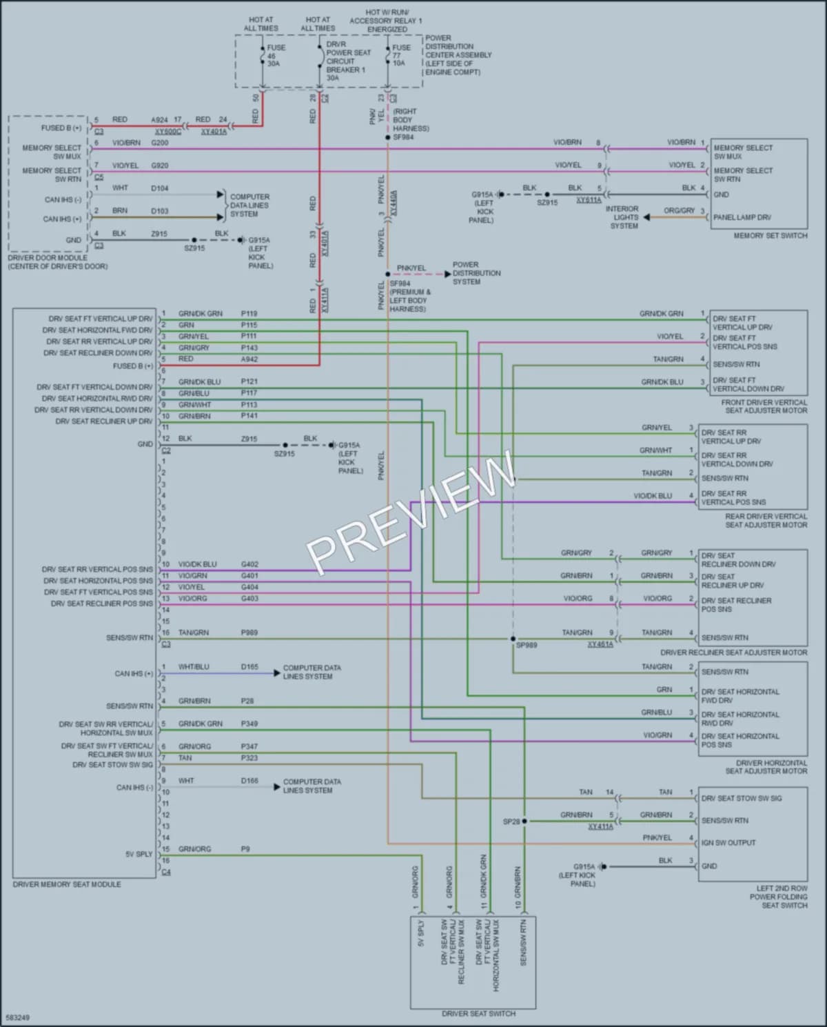 2018 Chrysler PacificaNew Memory Systems wiring diagram preview