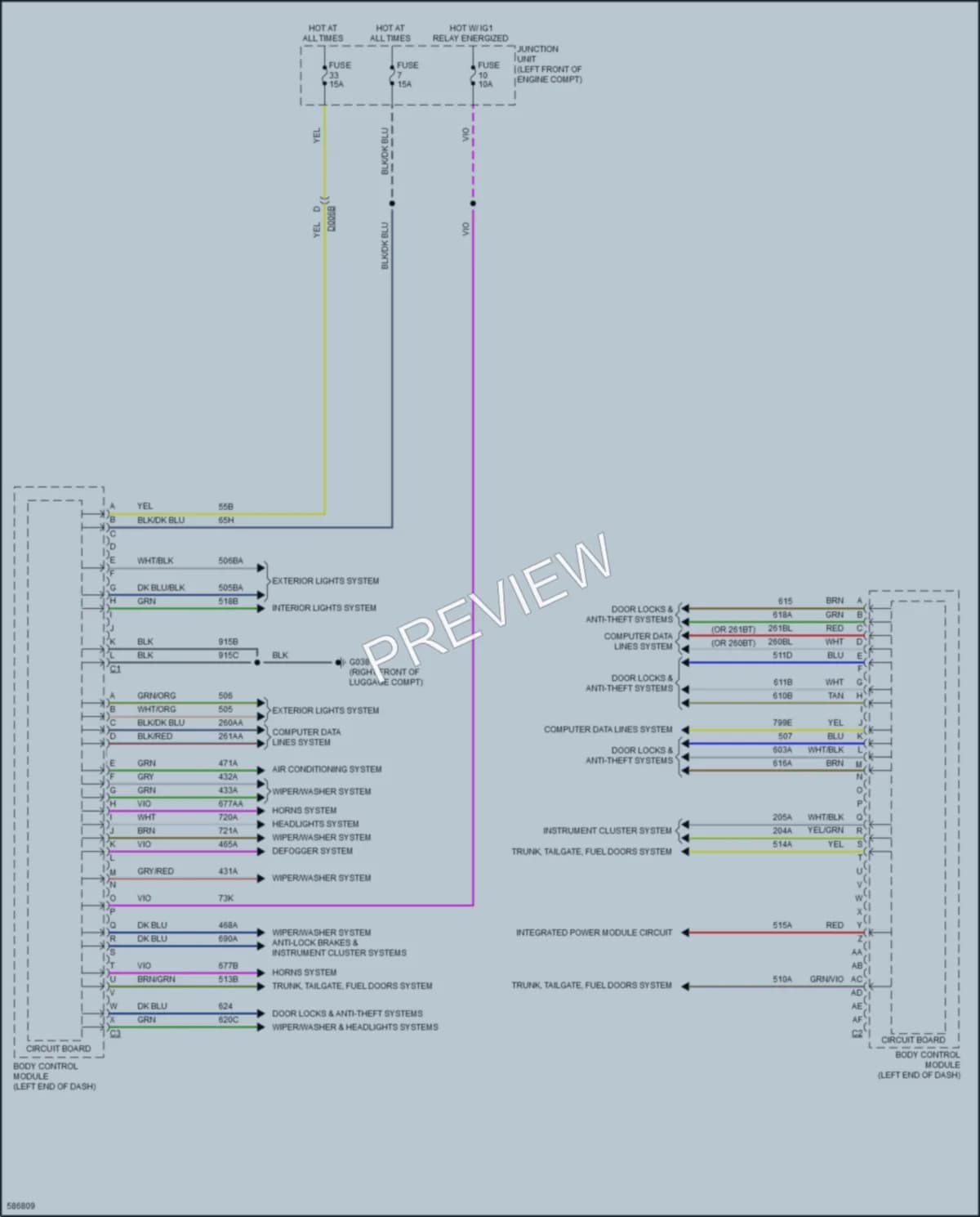 2018 Fiat 124Spider Body Control Modules wiring diagram preview