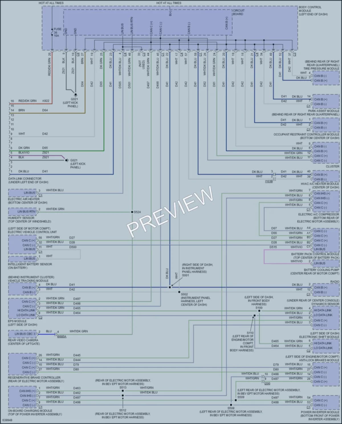 2018 Fiat 500 Computer Data Lines wiring diagram preview