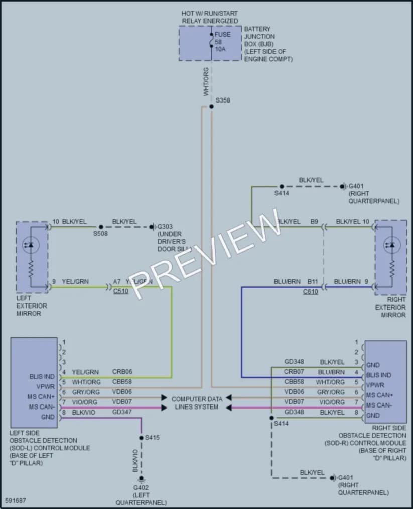 2018 Ford EcoSport Navigation wiring diagram preview