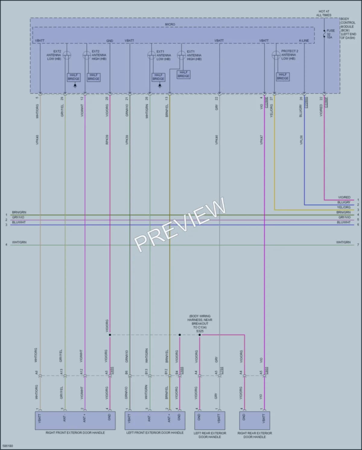 2018 Ford Edge Anti Theft wiring diagram preview