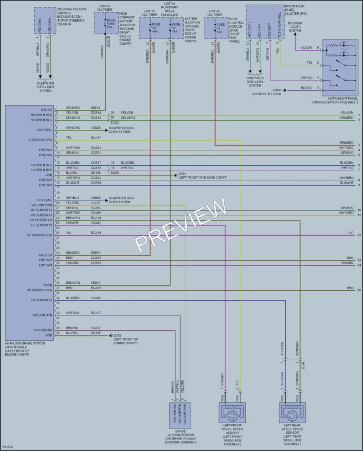 2018 Ford ExpeditionMAX Anti Lock Brakes wiring diagram preview