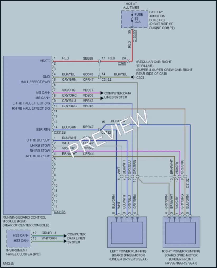 2018 Ford F150 Trunk Tailgate Fuel Door wiring diagram preview
