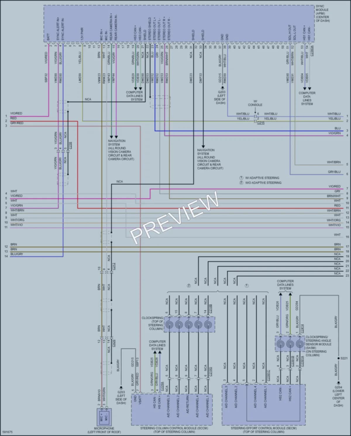 2018 Ford F350SuperDuty Navigation wiring diagram preview
