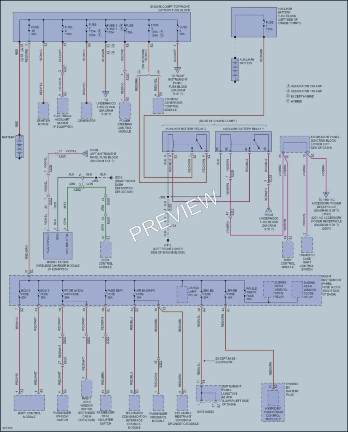 2018 GMC 1500Sierra Power Distribution wiring diagram preview