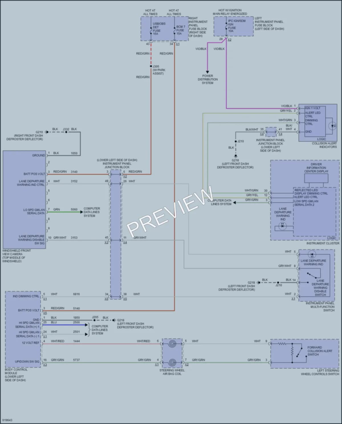 2018 GMC 2500HDSierra Navigation wiring diagram preview