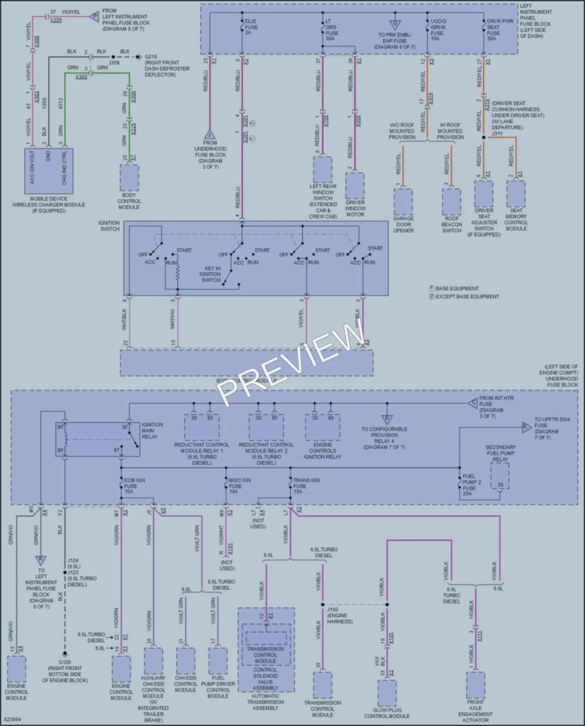 2018 GMC 2500HDSierra Power Distribution wiring diagram preview