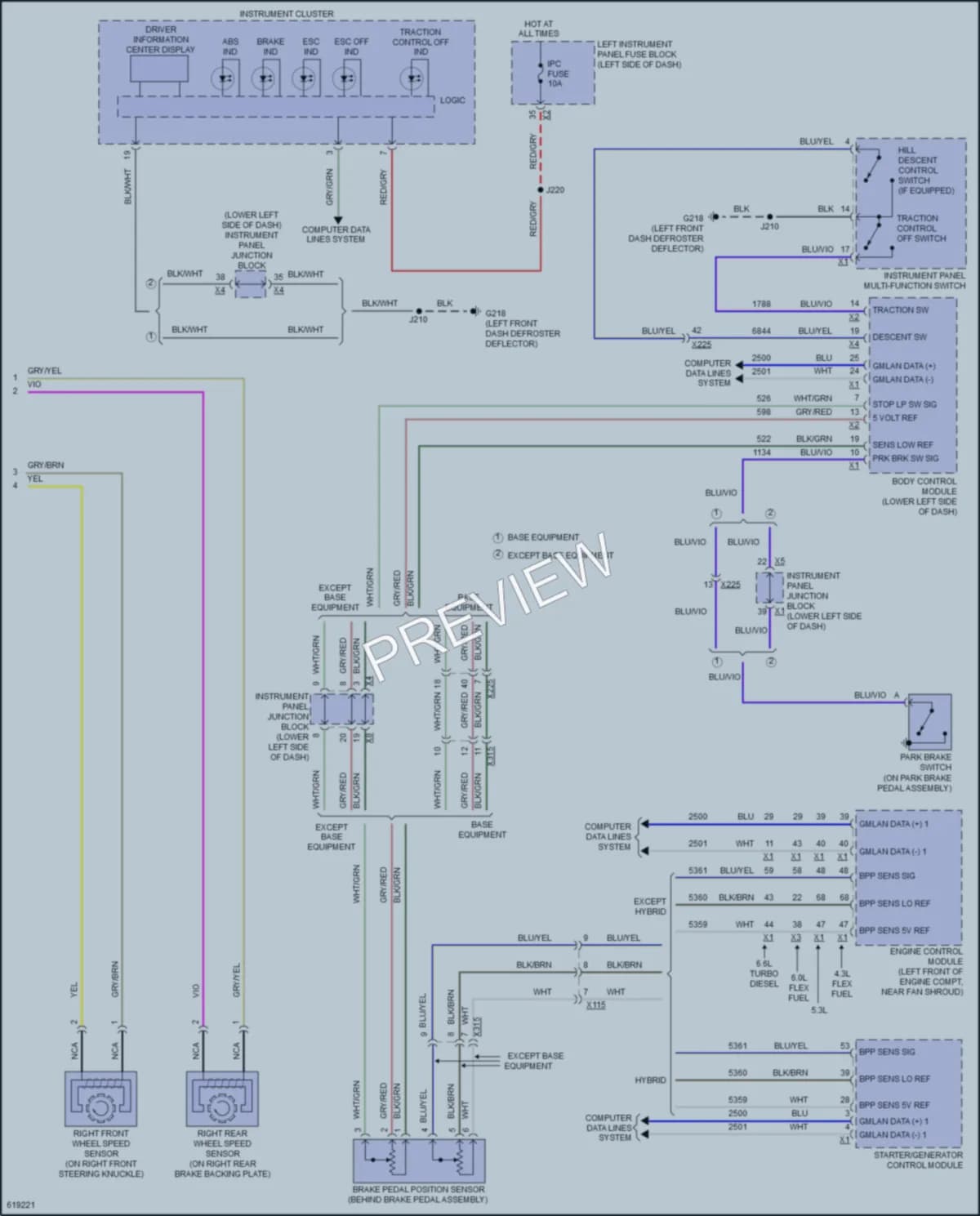 2018 GMC 3500HDSierraDenali Anti Lock Brakes wiring diagram preview