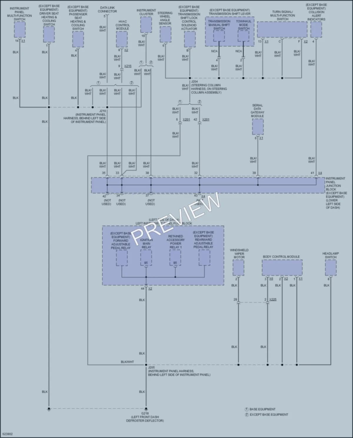 2018 GMC 3500HDSierraDenali Ground Distribution wiring diagram preview