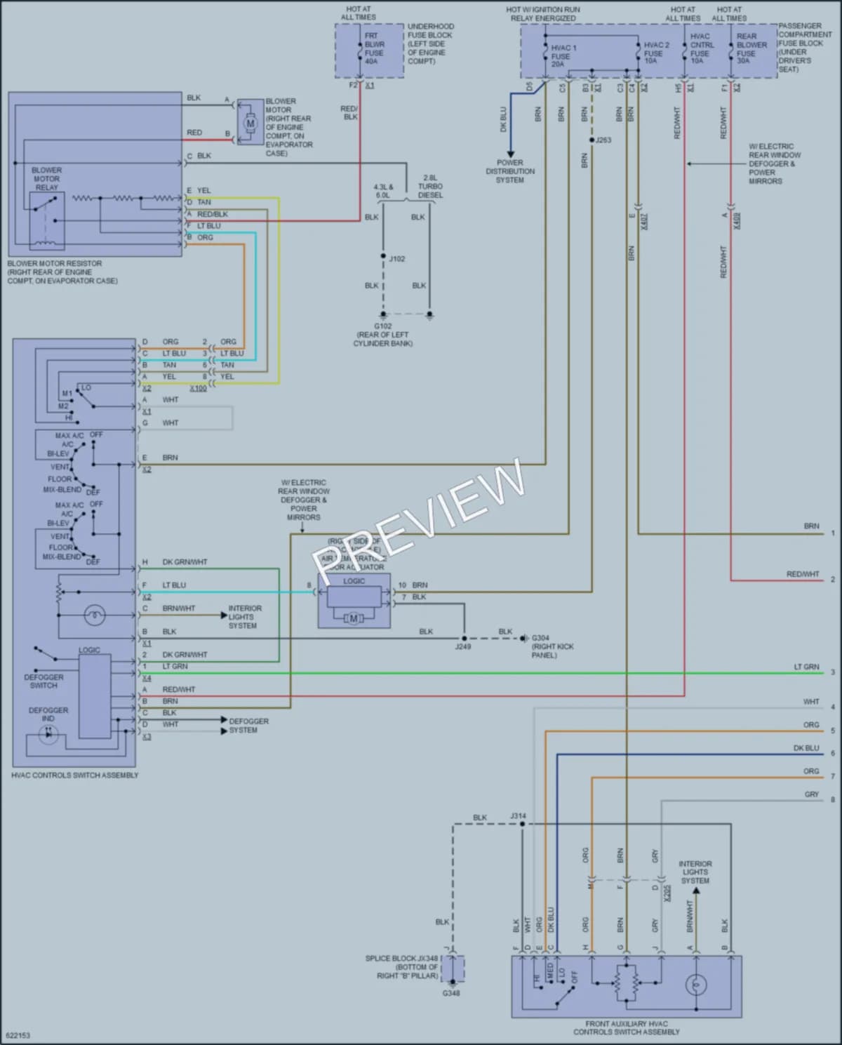 2018 GMC 3500Savana Air Conditioning wiring diagram preview