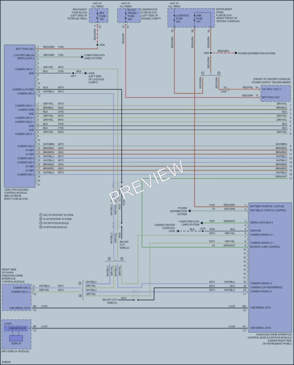 2018 GMC Acadia Navigation wiring diagram preview
