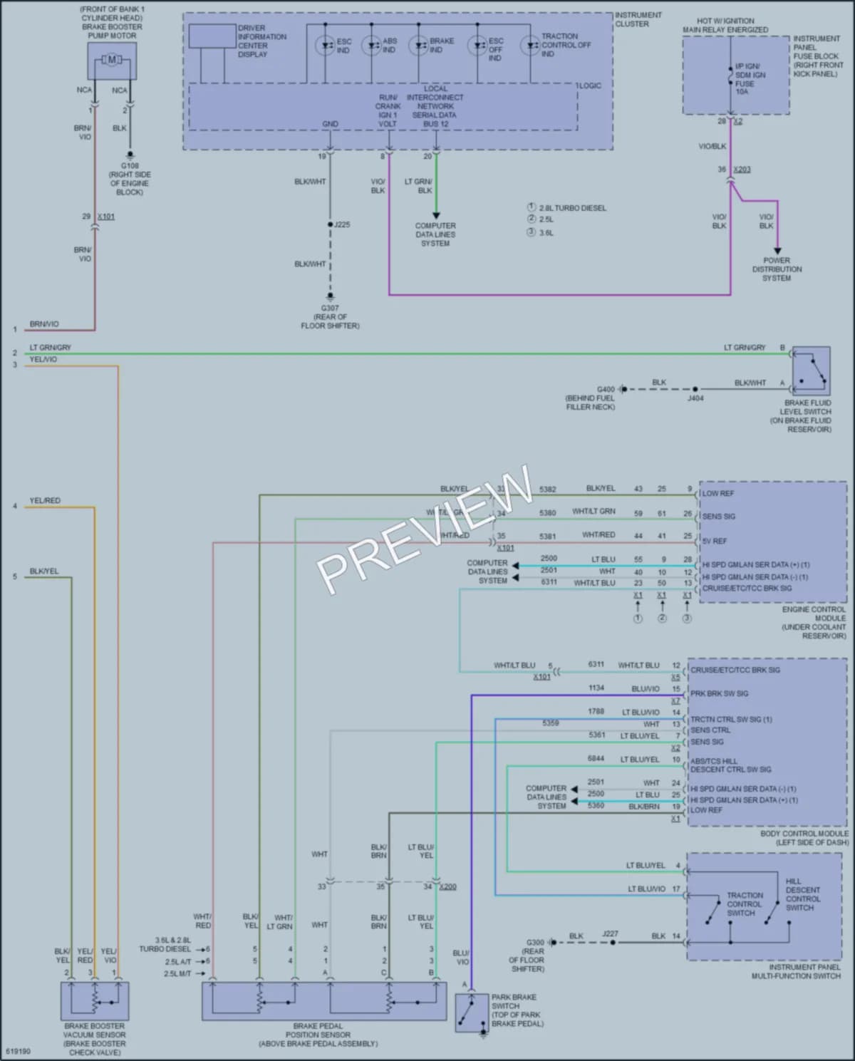 2018 GMC Canyon Anti Lock Brakes wiring diagram preview