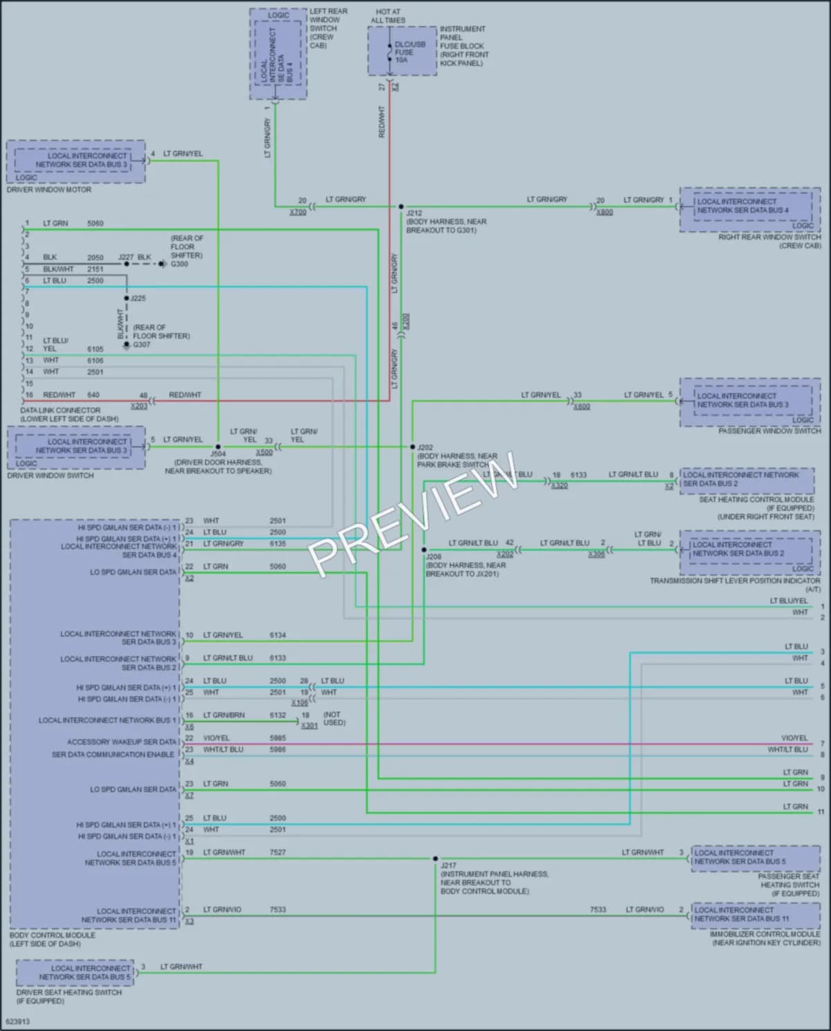 2018 GMC CanyonDenali Computer Data Lines wiring diagram preview