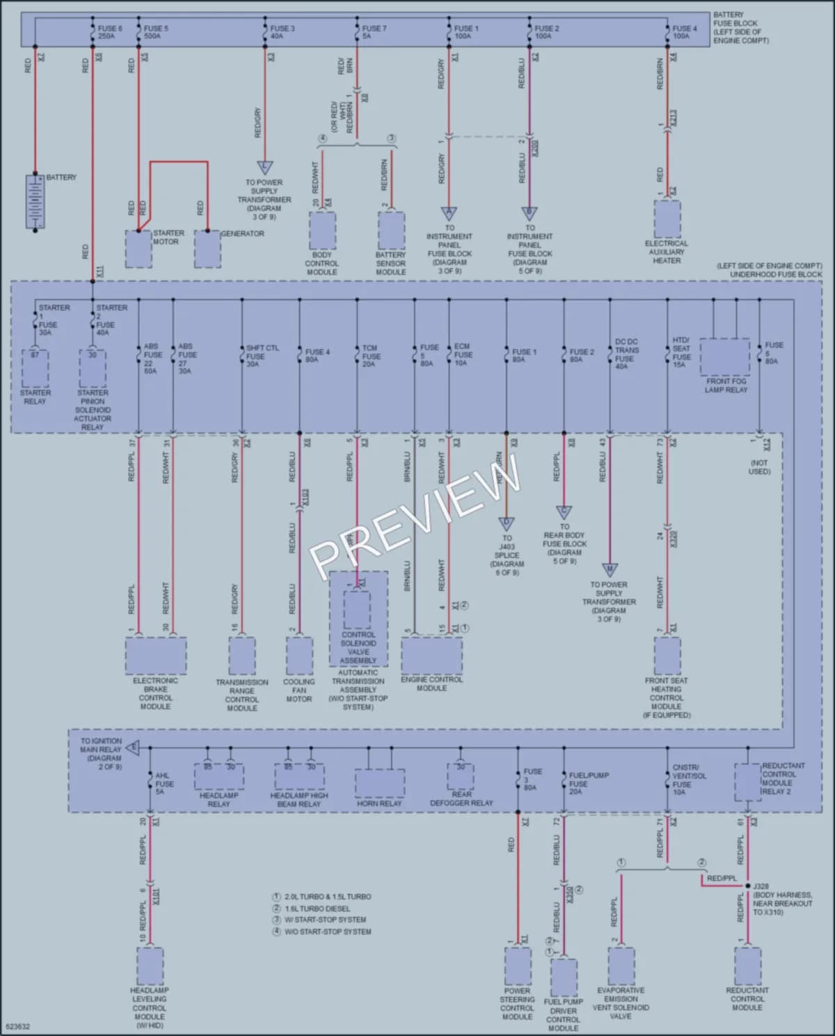 2018 GMC Terrain Power Distribution wiring diagram preview