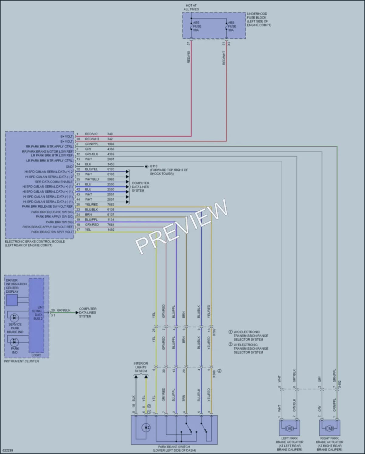 2018 GMC Terrain Shift Interlock wiring diagram preview